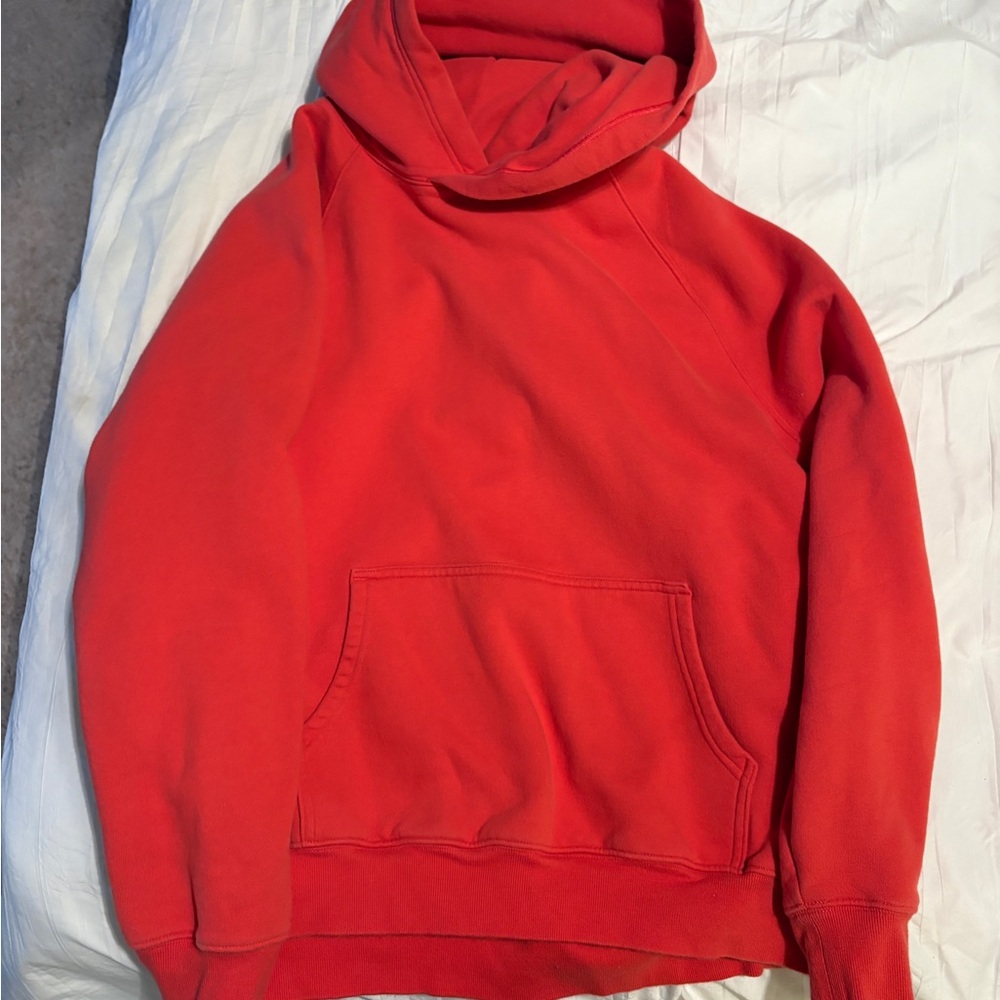 Aritzia Cherry Red Mega Fit Hoodie